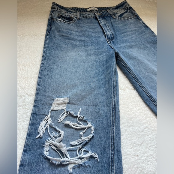 Lane 201 Distressed Dad Jeans- 30 - Picture 5 of 9